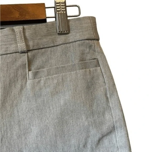 Banana Republic Sloan Fit Gray Ankle Pants Stretch Career Business Casual - Picture 3 of 7